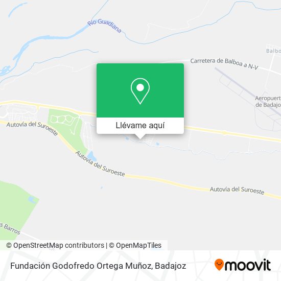 Mapa Fundación Godofredo Ortega Muñoz