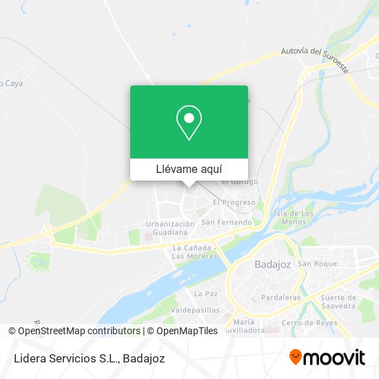 Mapa Lidera Servicios S.L.