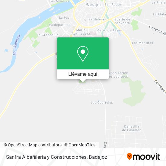 Mapa Sanfra Albañilería y Construcciones