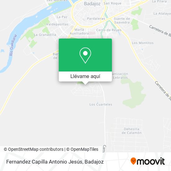 Mapa Fernandez Capilla Antonio Jesús