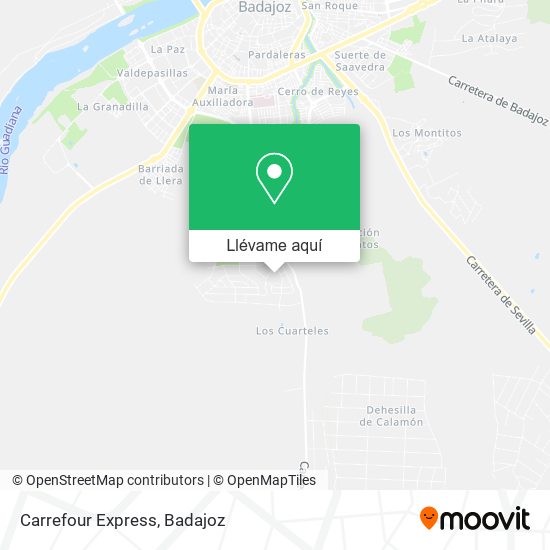 Mapa Carrefour Express