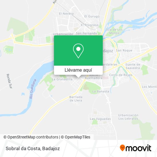 Mapa Sobral da Costa