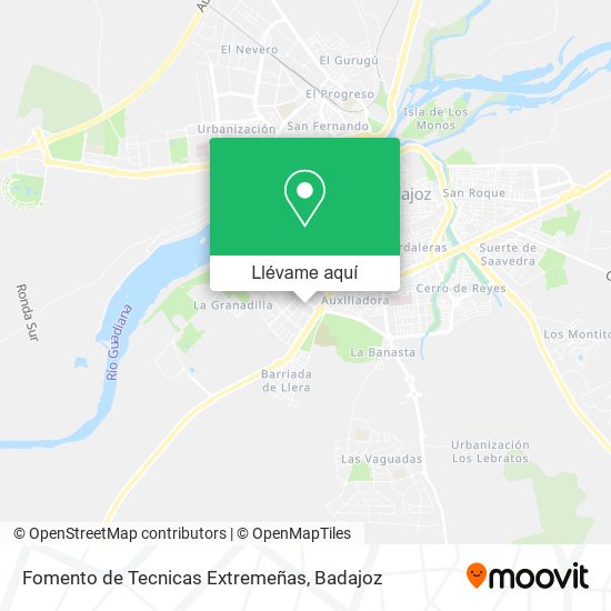 Mapa Fomento de Tecnicas Extremeñas