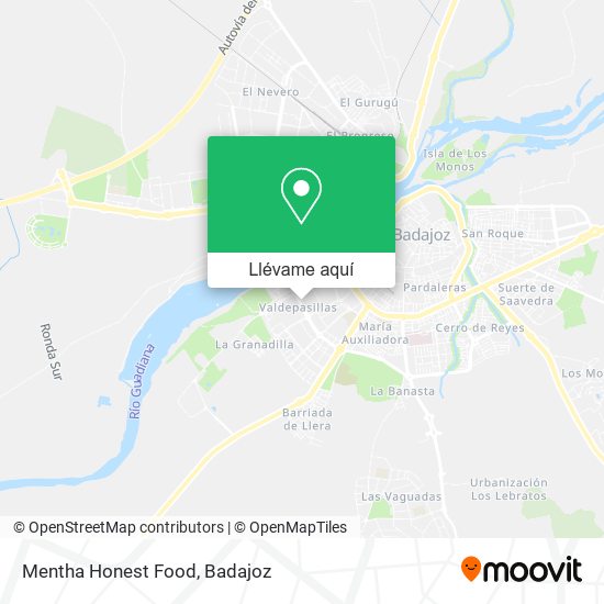 Mapa Mentha Honest Food
