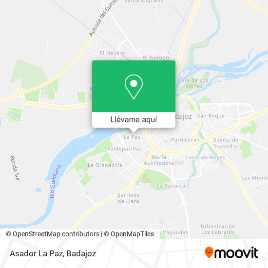 Mapa Asador La Paz