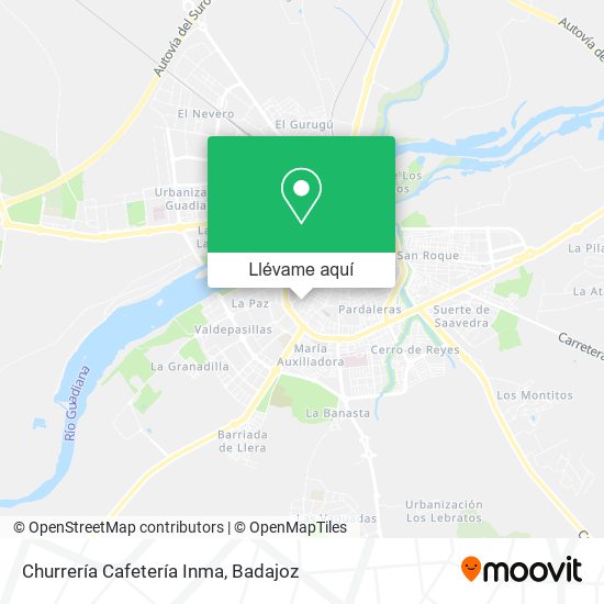 Mapa Churrería Cafetería Inma