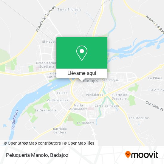 Mapa Peluquería Manolo