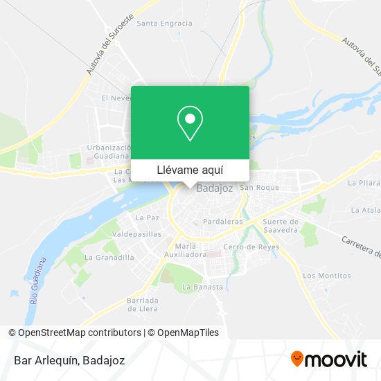 Mapa Bar Arlequín