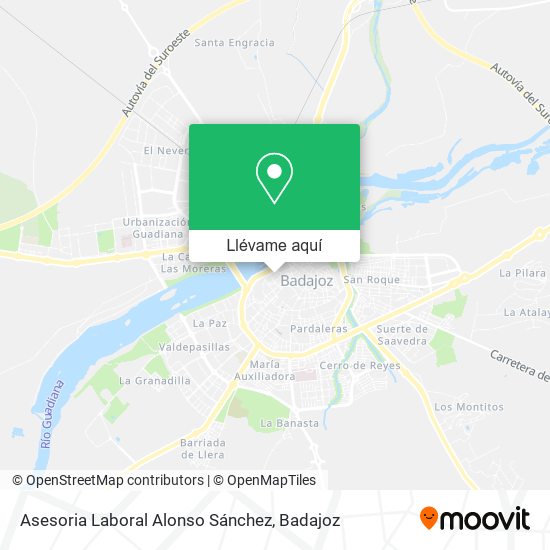 Mapa Asesoria Laboral Alonso Sánchez