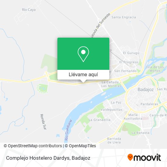 Mapa Complejo Hostelero Dardys