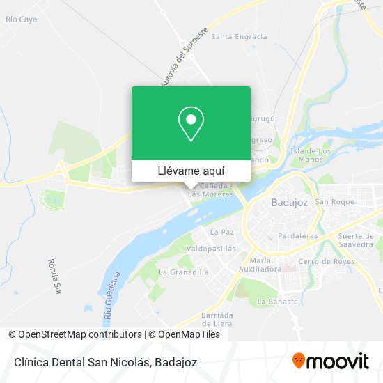 Mapa Clínica Dental San Nicolás