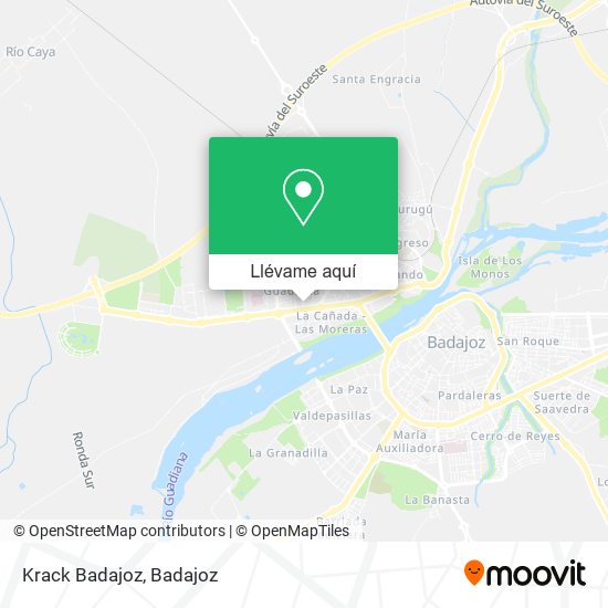 Mapa Krack Badajoz
