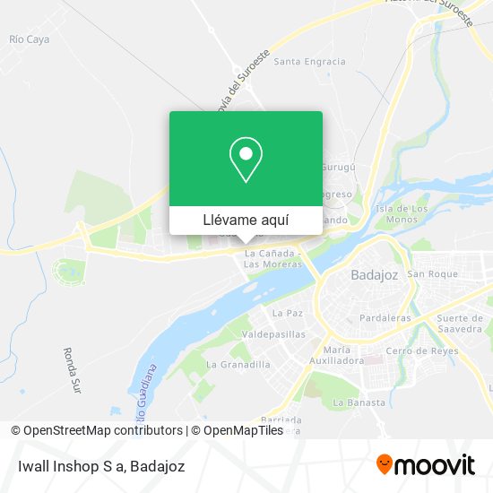 Mapa Iwall Inshop S a