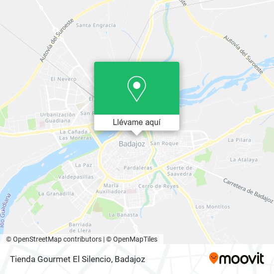 Mapa Tienda Gourmet El Silencio