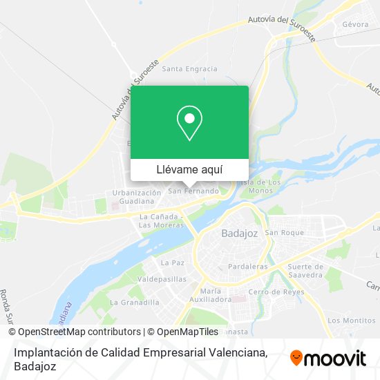 Mapa Implantación de Calidad Empresarial Valenciana