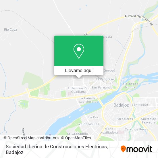 Mapa Sociedad Ibérica de Construcciones Electricas