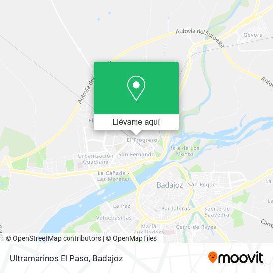 Mapa Ultramarinos El Paso
