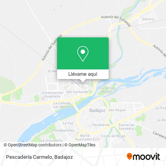 Mapa Pescadería Carmelo