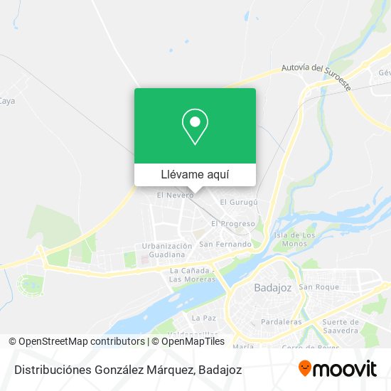 Mapa Distribuciónes González Márquez