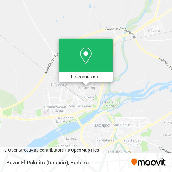 Mapa Bazar El Palmito (Rosario)