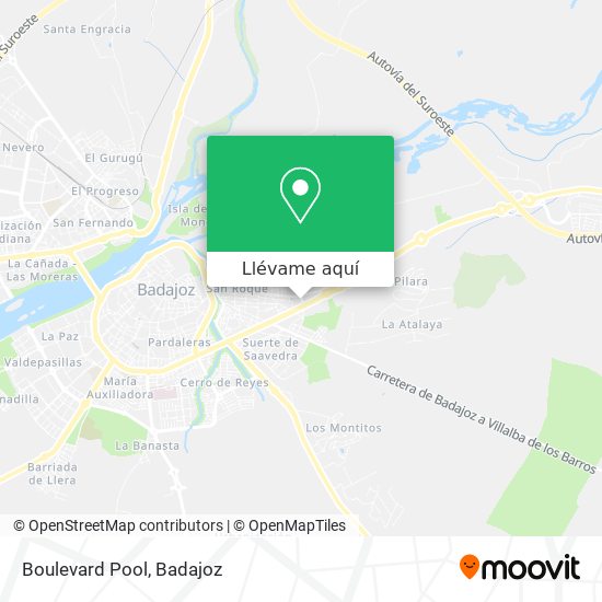 Mapa Boulevard Pool