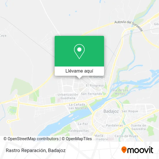 Mapa Rastro Reparación