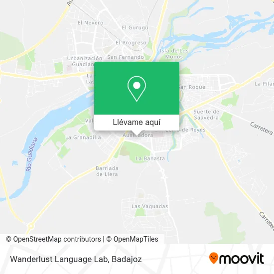 Mapa Wanderlust Language Lab