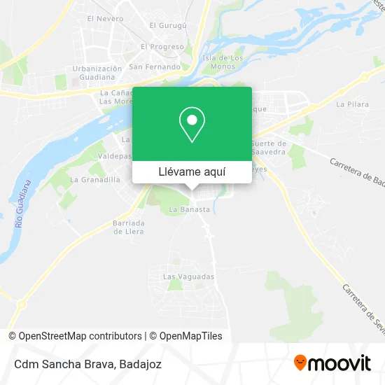 Mapa Cdm Sancha Brava