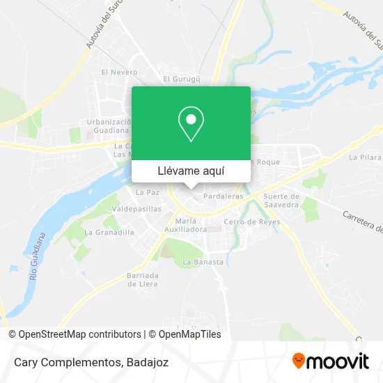Mapa Cary Complementos
