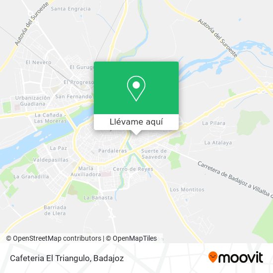 Mapa Cafeteria El Triangulo