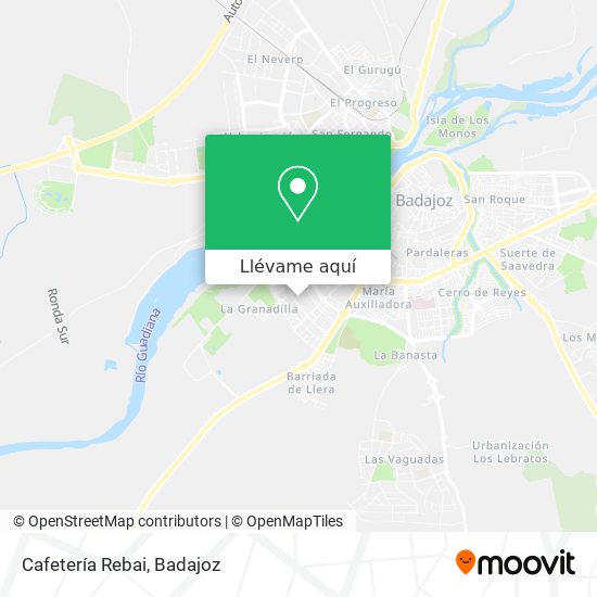 Mapa Cafetería Rebai