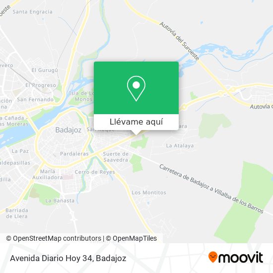 Mapa Avenida Diario Hoy 34