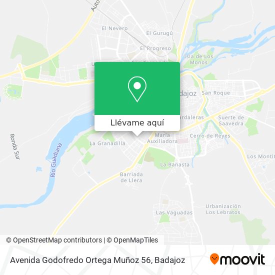 Mapa Avenida Godofredo Ortega Muñoz 56