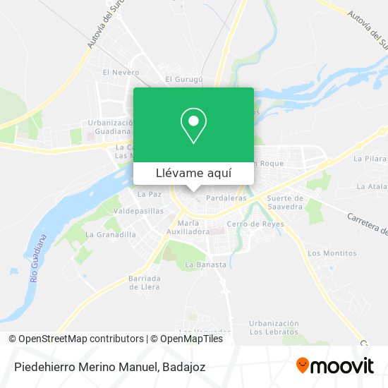 Mapa Piedehierro Merino Manuel