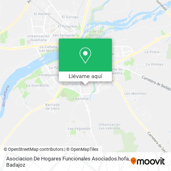 Mapa Asociacion De Hogares Funcionales Asociados.hofa
