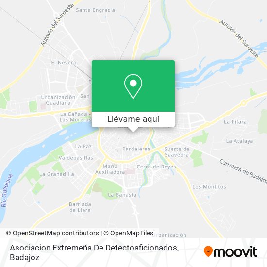 Mapa Asociacion Extremeña De Detectoaficionados