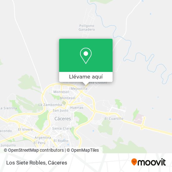 Mapa Los Siete Robles