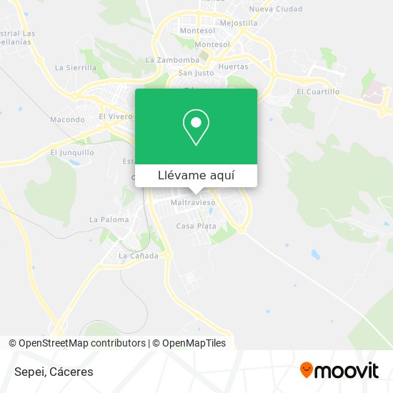 Mapa Sepei