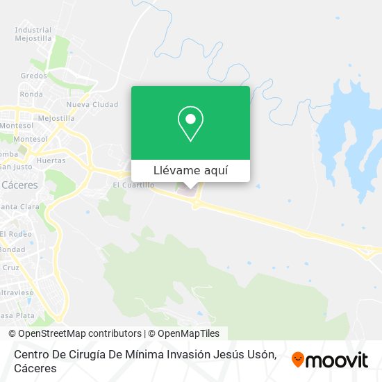 Mapa Centro De Cirugía De Mínima Invasión Jesús Usón