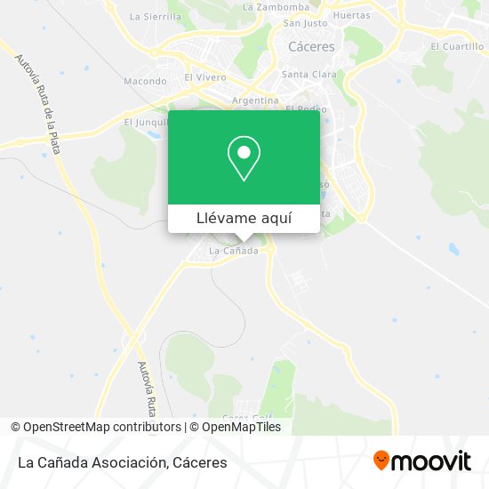 Mapa La Cañada Asociación