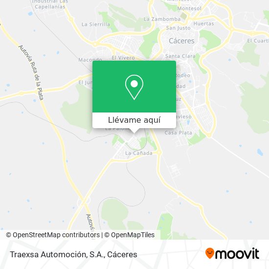 Mapa Traexsa Automoción, S.A.