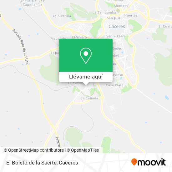 Mapa El Boleto de la Suerte