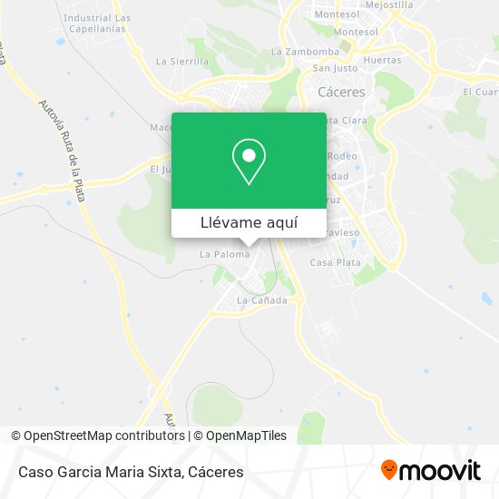 Mapa Caso Garcia Maria Sixta