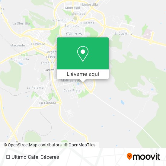 Mapa El Ultimo Cafe