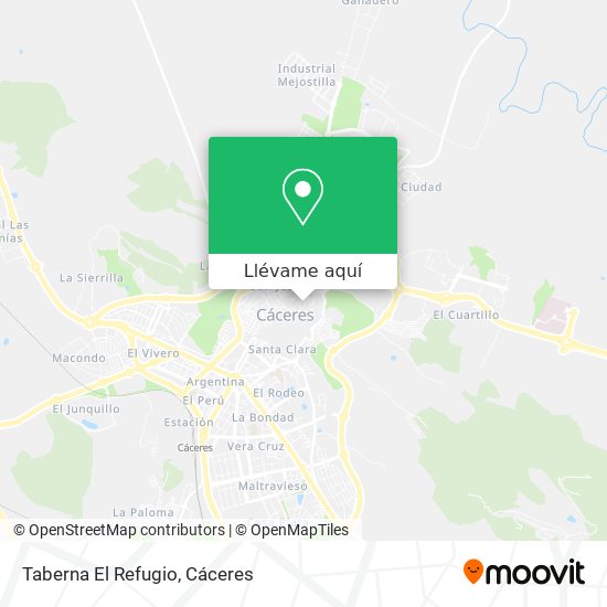 Mapa Taberna El Refugio