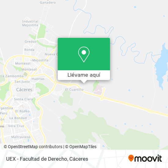 Mapa UEX - Facultad de Derecho