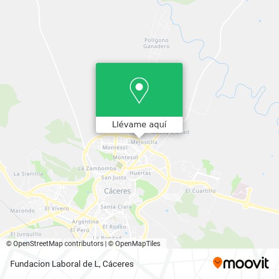 Mapa Fundacion Laboral de L