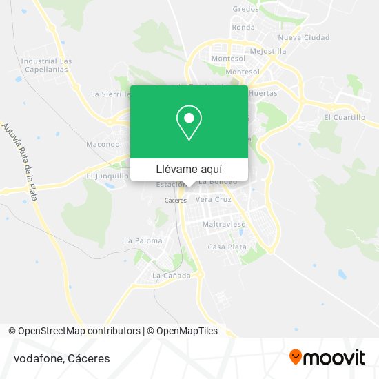 Mapa vodafone