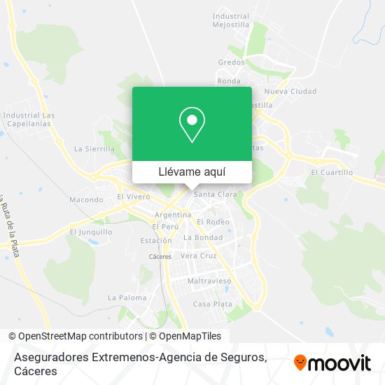 Mapa Aseguradores Extremenos-Agencia de Seguros