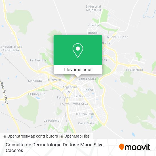 Mapa Consulta de Dermatologia Dr José Maria Silva